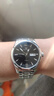 天王（TIAN WANG）男手表钢带机械表夜光双日历复古经典防水品牌腕表生日情人节礼物 沉稳黑盘GS5732S/DD 实拍图