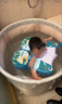 swimbobo儿童6个月-3岁宝宝防侧翻防呛水免充气腋下圈泳圈救生圈K7906B 实拍图