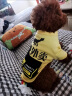 阿莫尔小狗狗衣服春夏薄款网红背包搞笑泰迪猫咪宠物小型犬幼犬夏季服饰 宠团外卖【带背包】 L 建议8-10斤 背长30cm 实拍图