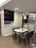 全友家居 轻奢圆餐桌椅组合钢化玻璃可折叠功能客厅带转盘吃饭桌子 实拍图
