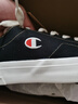Champion美国冠军板鞋女男 日系休闲撞色简约百搭帆布鞋24FWK05 黑色 44  实拍图
