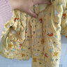 棉谷朵儿童手工棉花棉衣婴幼儿纯棉冬季加厚保暖棉袄男女宝宝外出棉外套 黄色蘑菇 110码（适合3-4岁） 实拍图