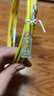 PANDUIT 泛达超六类细网线CAT6A类跳线家用电脑宽带POE监控万兆高速成品线 典雅黄 3米 实拍图
