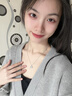 中国黄金（CHINA GOLD）蓝桉与鸟银项链女生轻奢月光石吊坠高级618送女朋友生日礼物实用 蓝桉与鸟项链【玫瑰礼盒】 实拍图