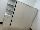 胜淳【包安装】衣柜卧室多门储物衣橱欧式简约木质实用推拉门大衣柜 【三门】1.8米主柜+边柜 实拍图