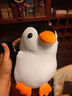 CZENZI TOY小企鹅公仔毛绒玩具布娃娃宝宝陪睡玩偶儿童男孩女孩生日礼物小号 黑色橙嘴（不穿衣） 45厘米 实拍图