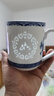 景德镇青花玲珑茶杯陶瓷带盖办公杯会议杯家用水杯办公杯子送礼品 青花玲珑-如意 晒单实拍图