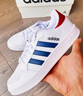 adidas BREAKNET休闲网球文化板鞋小白鞋男子阿迪达斯官方轻运动 白色/藏青蓝/酒红色   43 实拍图