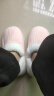 安尚芬棉拖鞋女士冬季简约外穿防滑厚底保暖居家休闲月子毛绒包跟棉鞋男 粉色【保暖防寒】 38-39 适合37-38 实拍图