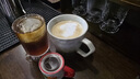 浅野造物  复古粗陶马克杯日式手工切面牛奶杯窑变艺术杯简约陶瓷手冲咖啡杯 墨绿（340ml） 实拍图