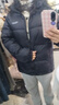 雅鹿【三防免洗】短款羽绒服女冬季2024年新款连帽户外蓄热面包服 实拍图