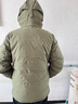 君羽羽绒服男新款户外加厚白鹅绒服800高蓬防风保暖白鹅绒夹克52217 墨绿 L （推荐141-160斤） 实拍图