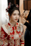 枝己秀禾服新娘婚纱2025新款新中式结婚礼服敬酒服古装嫁衣婚礼服 X616 S 晒单实拍图