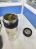 JRINKTEEA茶水分离玻璃杯男女全钢茶仓泡茶杯办公过滤喝茶车载水杯绿茶杯 Predmore哑光黑300ml 实拍图