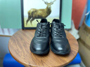 木林森（MULINSEN）男鞋秋季新款男士运动休闲鞋头层牛皮软底黑色商务皮鞋男跑步鞋子 黑色 41 皮鞋码 实拍图