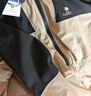 骆驼（CAMEL）三合一冲锋衣户外登山服防风防水保暖潮牌运动外套 A1W231117Z，米灰/黑色男女同款 XL 实拍图
