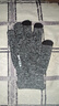 卡尔美（KELME）骑行手套男毛线手套冬季保暖手套防寒触屏手套跑步运动训练 灰色 实拍图