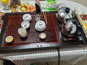 金灶（KAMJOVE）实木茶盘带烧水壶一体 自动上水茶具泡茶器全套茶台茶盘套装R-190 搭配H-K9 陶瓷茶具 茶水桶 实拍图