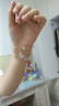 俏物俏女（in lay）生日礼物送女友 奥地利人工水简约多层手链 ins小众设计水晶手饰韩版复古礼物 实拍图