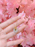 银千惠999足银平安扣项链女士和田玉莲花吊坠情人节生日礼物送女友妈妈 好事莲莲项链/甄选优质碧玉+七仓配送/当次日达 520情人礼物送女友/玫瑰花礼盒送老婆/配首饰证书 实拍图