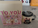 生日礼物女生可爱猫咪陶瓷马克杯带盖情侣水杯送闺蜜创意实用杯子 粉帽猫+可爱礼盒 实拍图