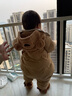 迷你巴拉巴拉连体羽绒服男女童宝宝冬季加厚三防萌趣动物毛绒帽羽绒连体衣 实拍图