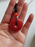 纪梵蒂 GEFIODEY南红玛瑙平安扣吊坠正品川料柿子红满色满肉南红挂件高档项链男女 天然南红平安扣【大号】假一赔十 实拍图