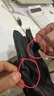 礼莎皮手套男加绒加厚真皮保暖冬季骑行电动车摩托车防水防风时尚手套 黑色 羊皮手套 实拍图