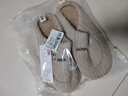 洁丽雅棉拖鞋女士秋冬季包跟室内家居家用情侣保暖防滑毛绒男士冬天棉鞋 米咖 40-41 (适合39-40码) 实拍图
