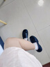 ZHR乐福鞋女粗跟软底休闲女鞋复古圆头鞋子女 FTEP09 黑色 37 实拍图