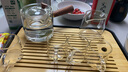 忆壶茶（YIHUTEA）玻璃茶具套装整套家用功夫茶杯泡茶壶茶盘带过滤办公室喝茶煮茶器 【升级全套】红檀木侧把壶9件套 实拍图