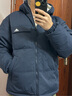 adidas 570蓬双面穿保暖连帽鸭绒羽绒服男女阿迪达斯官方轻运动   传奇墨水蓝   M 实拍图