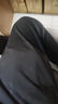匹克运动裤男夏季跑步速干梭织长裤休闲裤运动服男裤直筒裤束脚裤裤子 黑色-【秋冬加绒松紧裤】4007 XL (180) 实拍图