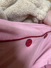 红豆睡衣女纯棉长袖套装全棉家居服纯色翻领开衫情侣睡衣 樱花粉170 实拍图
