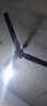 钻石牌（DIAMOND）吊扇家用客厅电风扇1.4米56吋铁叶楼顶扇学生宿舍工程学校吊扇大风力吸顶风扇 56寸三叶(铜线)遥控版 实拍图