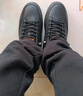 海澜之家HLA男鞋休闲皮鞋子男软底板鞋HAAXXM1EBF060 黑色长绒款43 实拍图