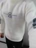 真维斯毛衣男半领高针织衫男士衣服秋冬季潮流男装保暖打底加厚仿羊毛线 20736/24338白色 XL 【建议120斤-135斤】 实拍图