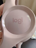 罗技（Logitech）H390有线耳机耳麦（H340升级版）USB电脑耳机头戴式立体声降噪耳麦笔记本办公培训网课视频会议 茱萸粉（升级版久戴不累） 实拍图