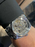 VRQ唯诺其波塞冬镂空机械表陀飞轮男手表大表盘时尚高级百搭生日礼物 白钢带【波塞冬】 44mm 实拍图
