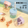 得力（deli）12只装学生转笔刀长刀片削笔刀学生文具密封屑盒旋转盖单孔卷笔刀学生文具考试生日礼物 混色 实拍图