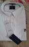 罗蒙（ROMON）纯棉牛津纺长袖衬衫男士休闲纯色上衣春秋款中青年商务修身衬衣男 白色 42 实拍图