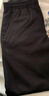 安踏（ANTA）男裤加绒运动裤男加绒保暖长裤针织直筒裤男户外休闲裤子 【加绒直筒裤】基础黑 3XL /男190 实拍图
