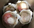 海泽鲜 鲜冻虾夷半壳特大扇贝1000g  海鲜烧烤食材超大号蒜蓉粉丝扇贝肉 【虾夷大扇贝】 400g(净重)  -450g 实拍图