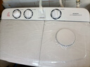 小鸭 洗+脱15公斤大容量半自动洗衣机小型家用 双桶双缸波轮洗衣机洗脱两用带甩干 蓝光款(洗涤9公斤+脱水6公斤) 实拍图