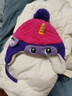 lemonkid儿童帽子男女童加厚保暖围脖手套宝宝护耳帽 粉色独角兽 56cm 实拍图