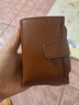 班亚奴（banyanu）2025新款女士钱包短款真皮精致高档零钱包女式时尚钱夹折叠皮夹薄 棕色-二.折款（防盗刷） 实拍图
