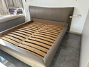 CBD家居意式极简真皮床现代简约轻奢床卧室主卧大床双人床D1080CJ 拿铁咖-【单床】 1800*2000mm 实拍图