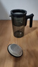 鸣盏飘逸杯玻璃内胆磁吸一键过滤泡茶壶茶水分离冲茶器沏茶壶功夫茶具 MZ8003B烟灰色(一键滤茶) 0.5L 实拍图