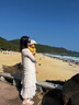 小野七天仙女白色连衣裙海边度假沙滩裙高级感遮肚子减龄吊带长裙夏季 白色蕾丝吊带裙 M 实拍图