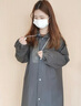 备美非一次性雨衣长款全身防暴雨男女款加厚成人户外便携式骑行雨服 椰奶白升级加厚款 2件 实拍图